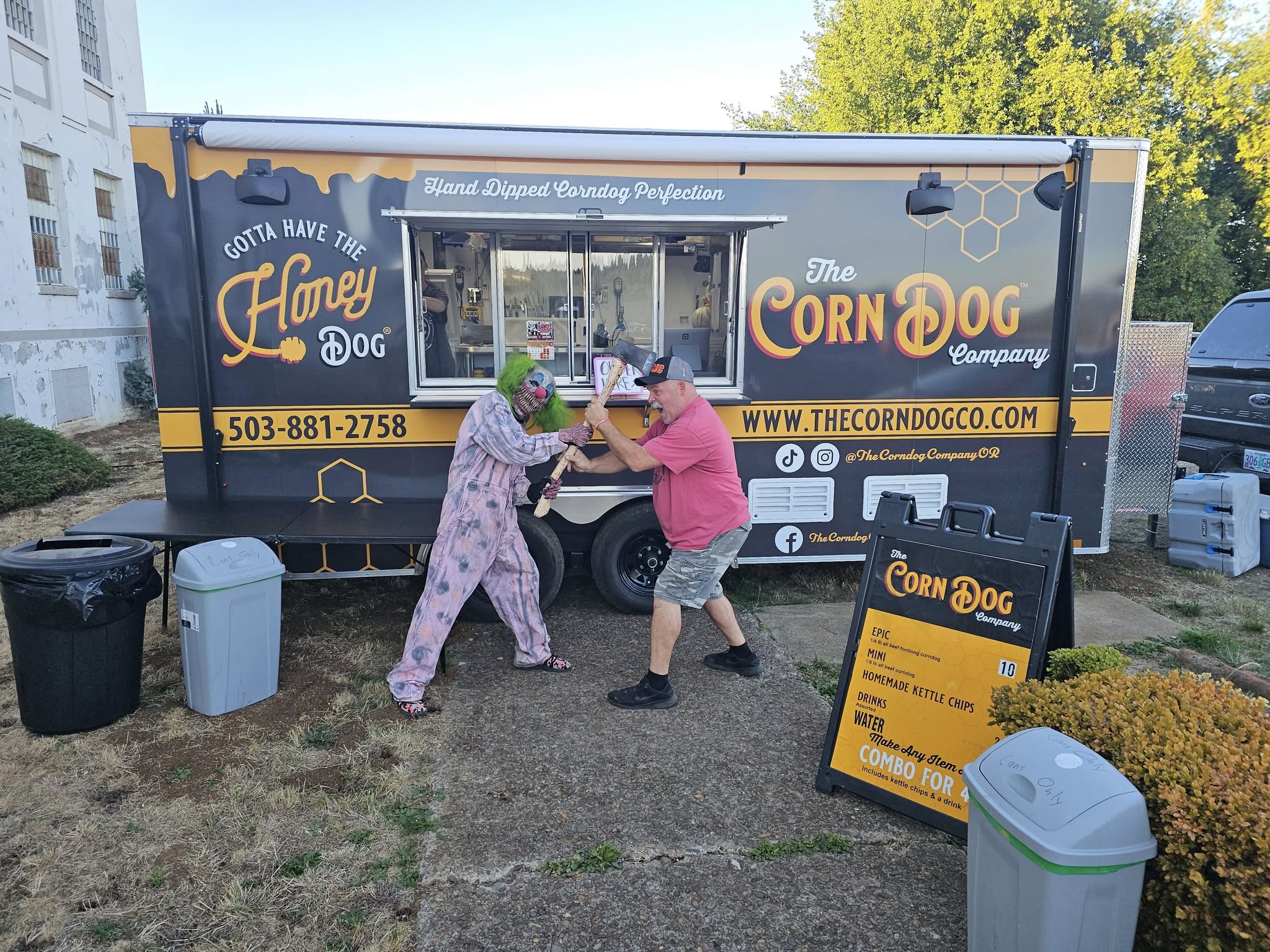The Corndog Company Salem, OR at Mill Creek Haunted Prison